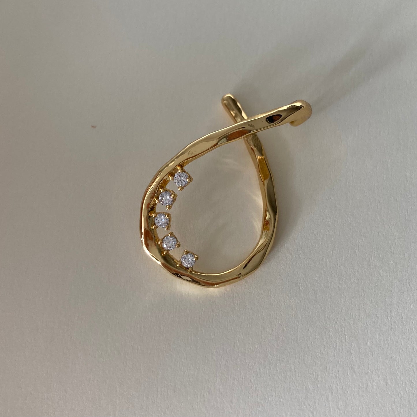 Wrap-around Diamond Ear Cuff
